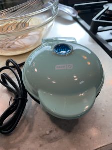 Dash Mini Waffle Bowl Maker - Aqua in 2023